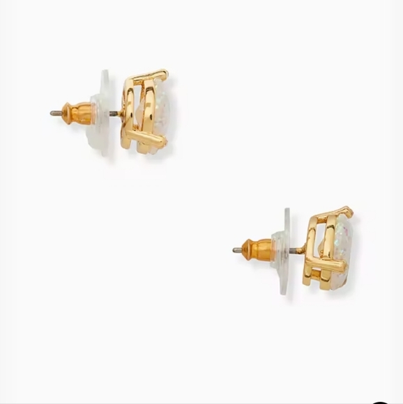 Kate Spade - New York " Rise & Shine Opal Glitter " Stud Earrings(Pink 🩷) - Picture 5 of 7